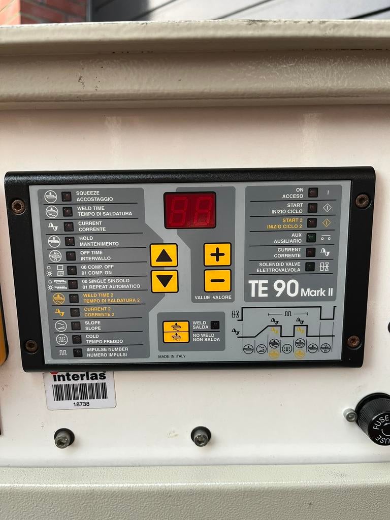 Tecna 4622N puntlasmachine watergekoeld 50kva, Doe-het-zelf en Verbouw, Gebruikt, Jveenstratechniek@outlook.com, Ophalen of Verzenden