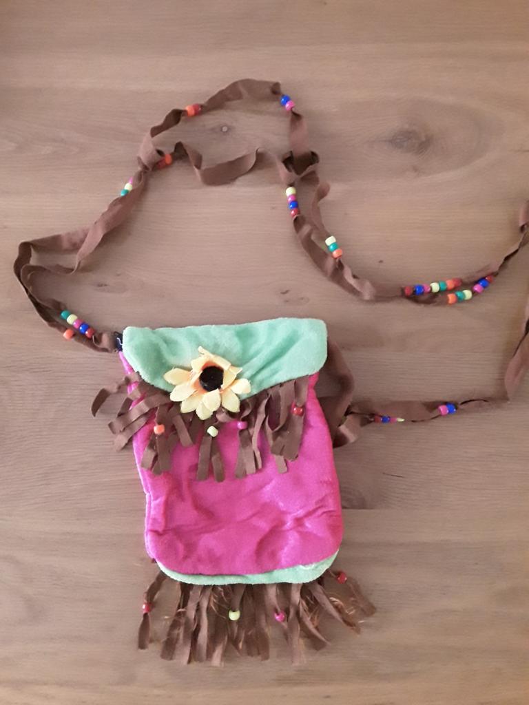 Hippie tasje carnaval GRATIS, Ophalen of Verzenden, Gedragen, Carnaval, Accessoires
