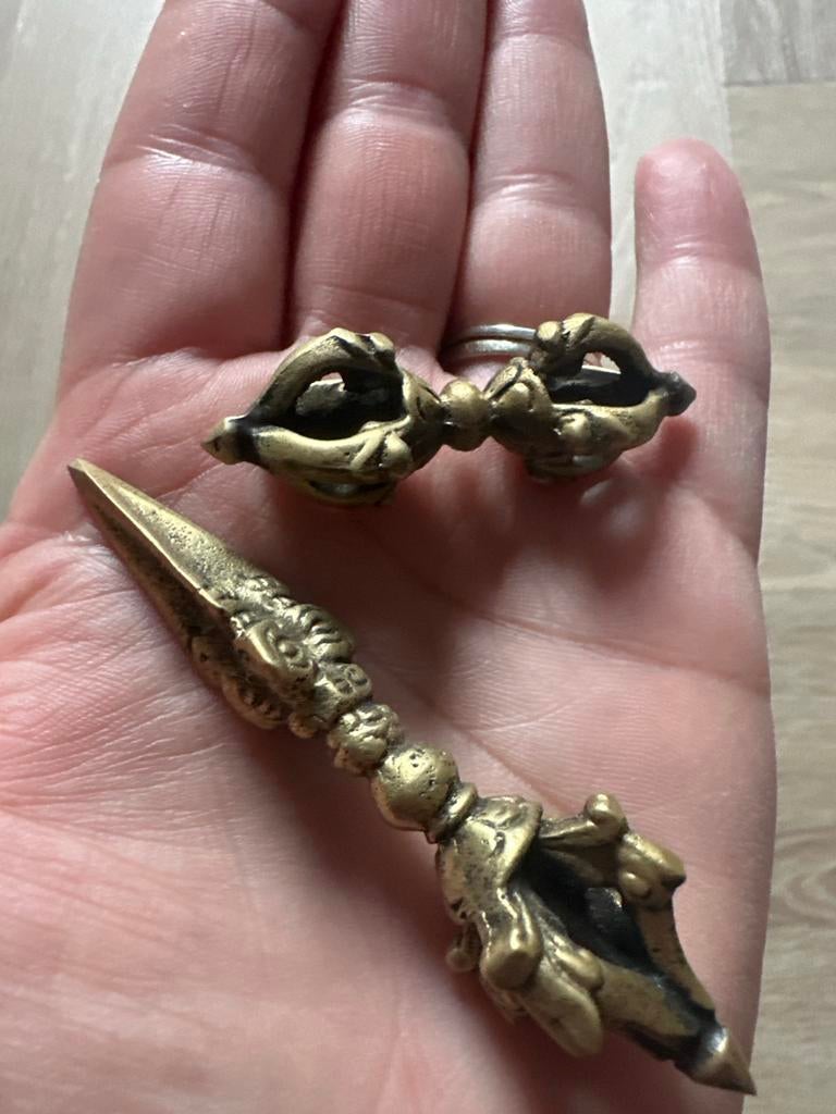 Tibetaanse Dorje en Phurba Set, Antiek en Kunst, Ophalen of Verzenden