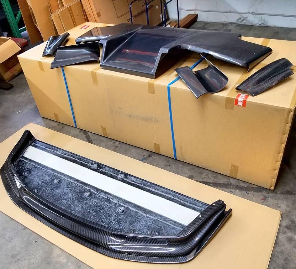 Top Secret Diffuser Frontlip Vortech - Skyline R32 GTR GT-R