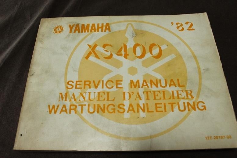 Yamaha XS400 1982 motorcycle service manual anleitung XS 400, Motoren, Handleidingen en Instructieboekjes, Yamaha, Ophalen of Verzenden