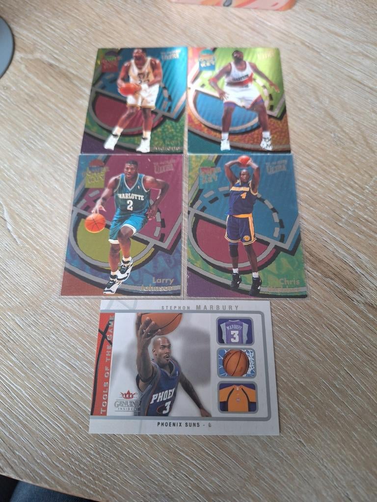 Ultra Fleer NBA kaarten, Ophalen of Verzenden, Zo goed als nieuw, Meerdere plaatjes
