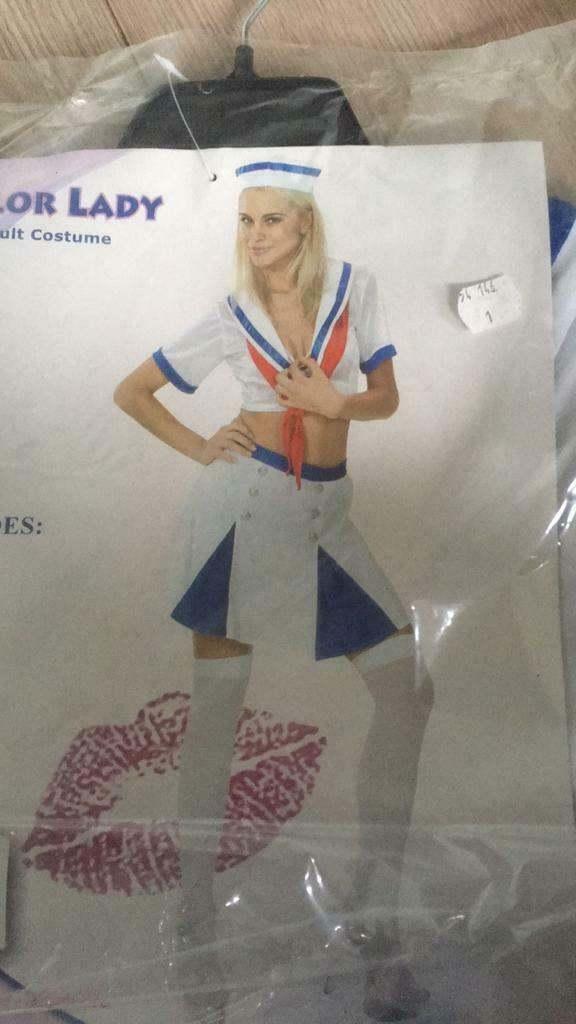 Matrozen kostuum one size evt 3 stuks prijs per stuk, Ophalen of Verzenden, Nieuw, Maat 38/40 (M), Carnaval