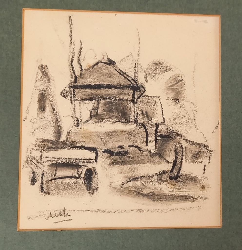 Houtskool tekening, Verzenden