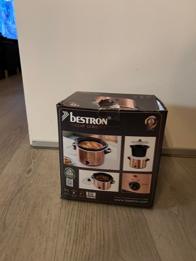 Bestron Slowcooker 3.5L - Nieuw in doos!, Ophalen, Nieuw, Overige materialen, Overige typen