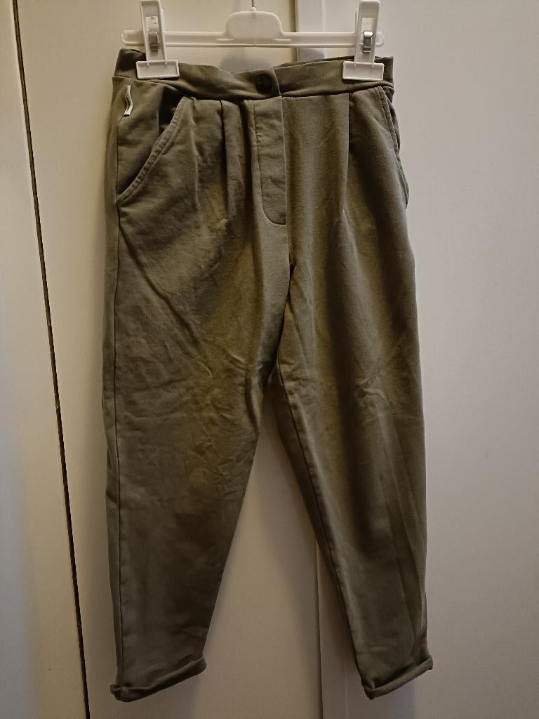 Superfijne en comfortabele broek Mingo 116 groen, Broek, Gebruikt, Jongen of Meisje, Ophalen of Verzenden