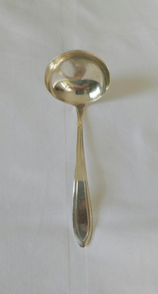 Keltum Puntfilet P2, verzilverde roomlepel., Ophalen of Verzenden, Zo goed als nieuw, Vaatwasserbestendig, Los bestek