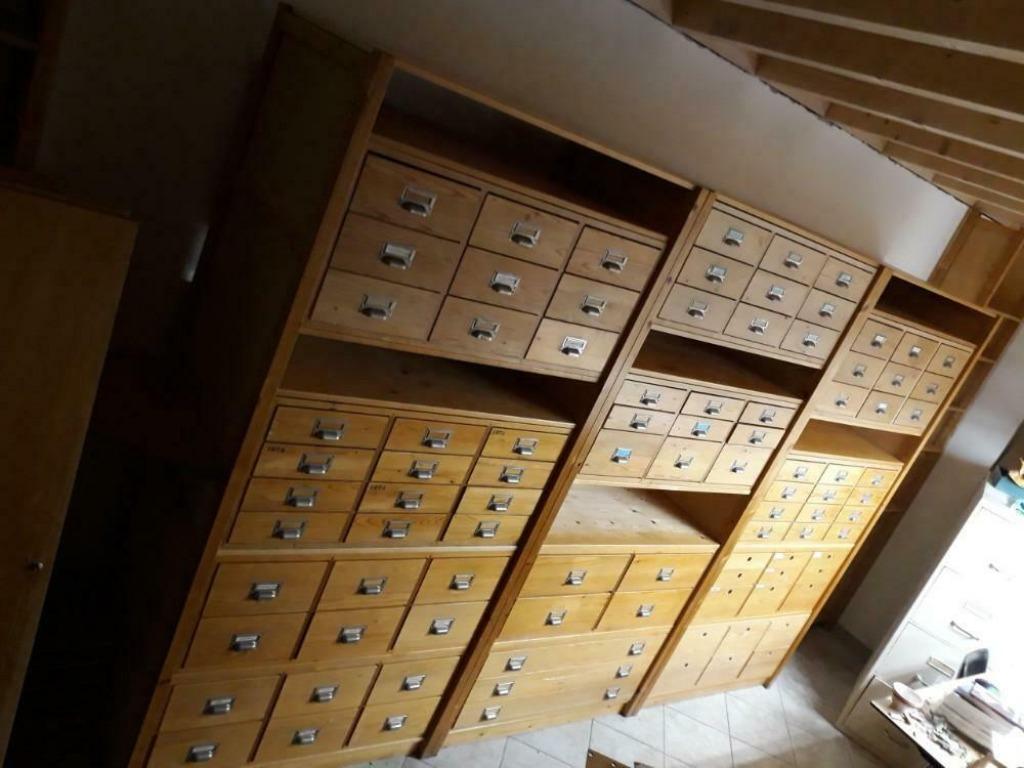 Lundia boekenkast ladekast ladenblok stelling hout vintage, Huis en Inrichting, Kasten | Ladekasten, Gebruikt, 5 laden of meer