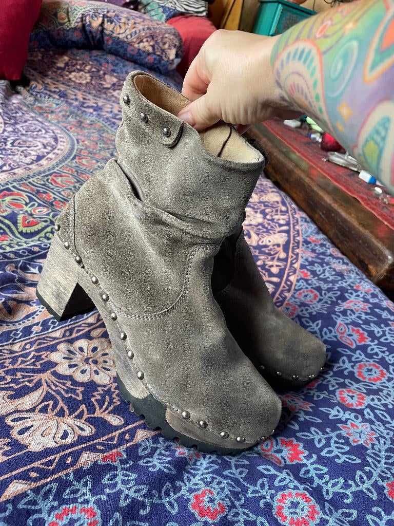 Super gave beige Softclox plateau klomplaarzen 40 nu 74,99€, Beige, Lage of Enkellaarzen, Ophalen of Verzenden, Softclox