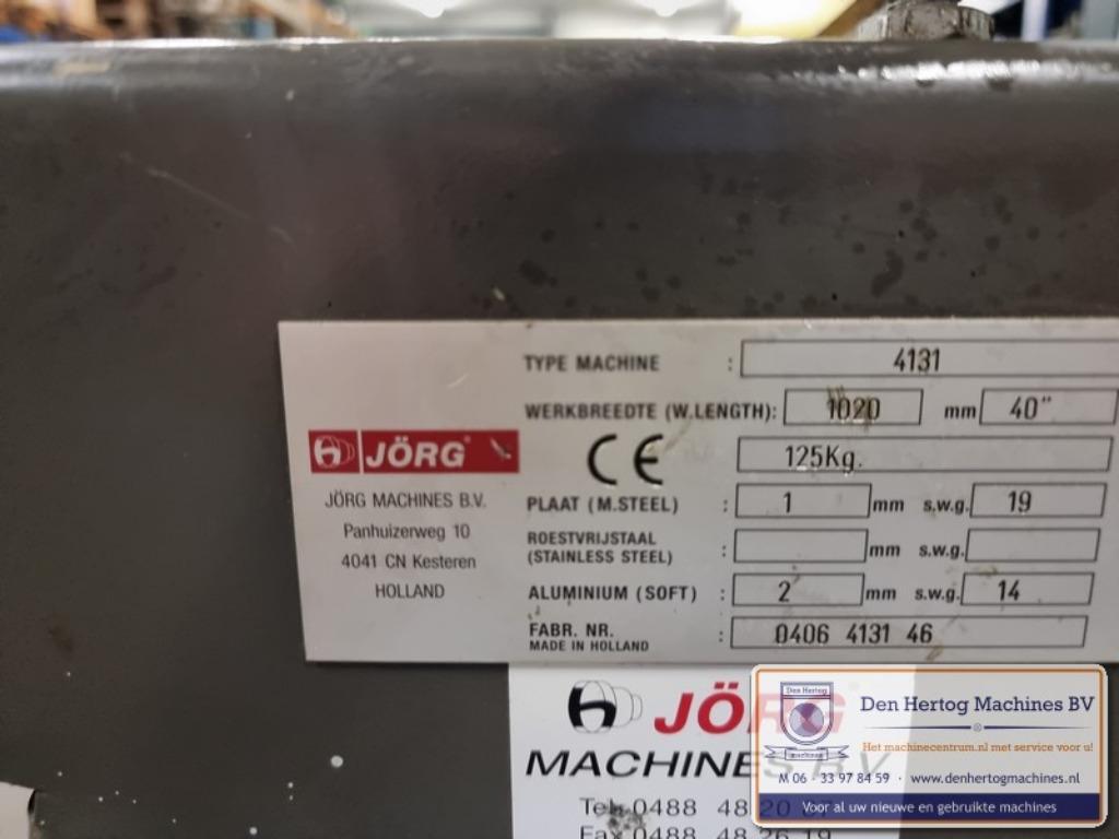 Slagschaar JORG 4131 handklemming lood koper zink plaatwerk, Ophalen, Gebruikt