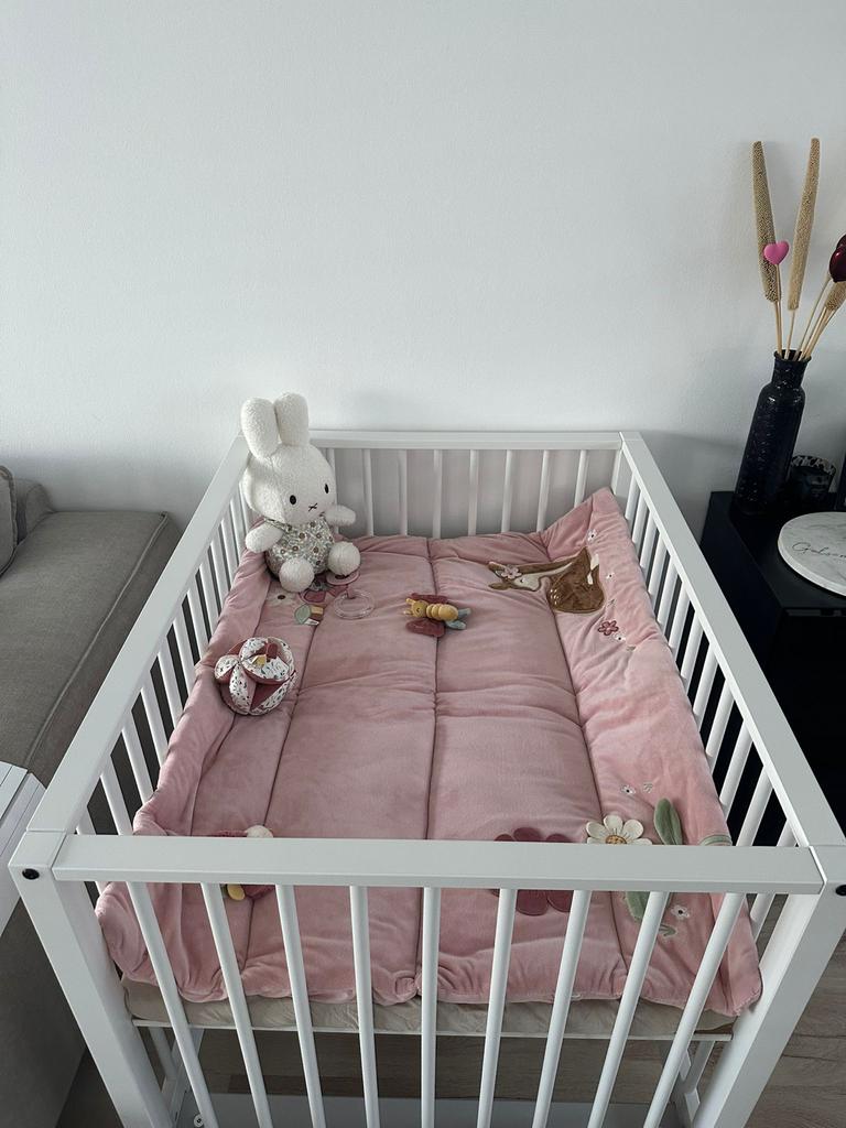 Europe Baby Evy Box - Wit, Kinderen en Baby's, Boxen, Ophalen, Zo goed als nieuw, Rechthoekig, Boxkleed