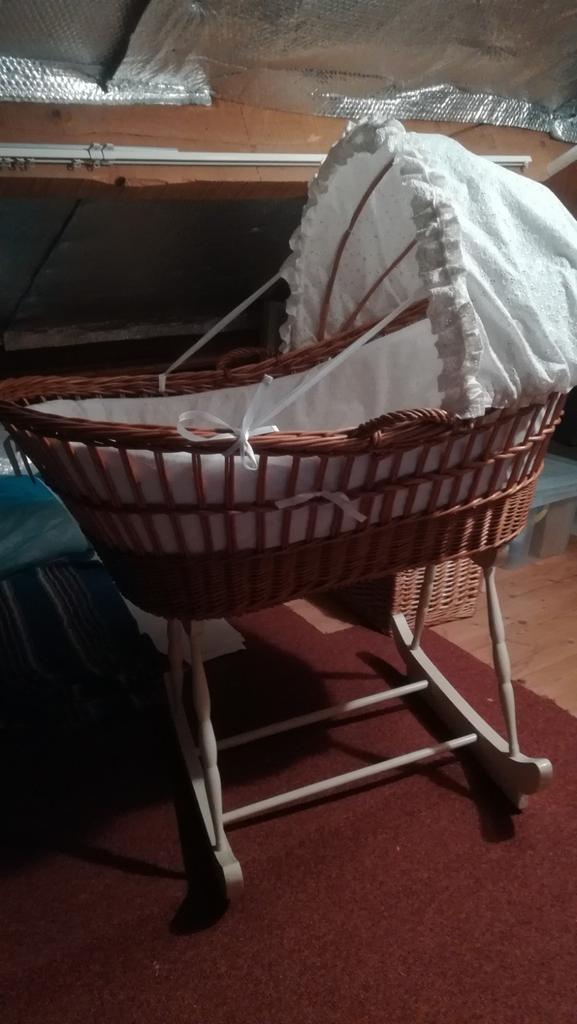 Rieten baby wieg, Ophalen of Verzenden