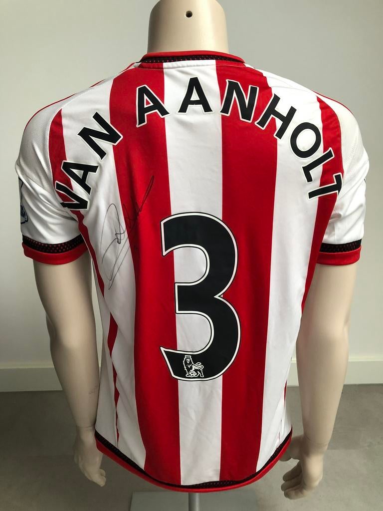 Sunderland match worn shirt Patrick van Aanholt maat S 2015, Maat S, Ophalen of Verzenden, Gebruikt, Shirt