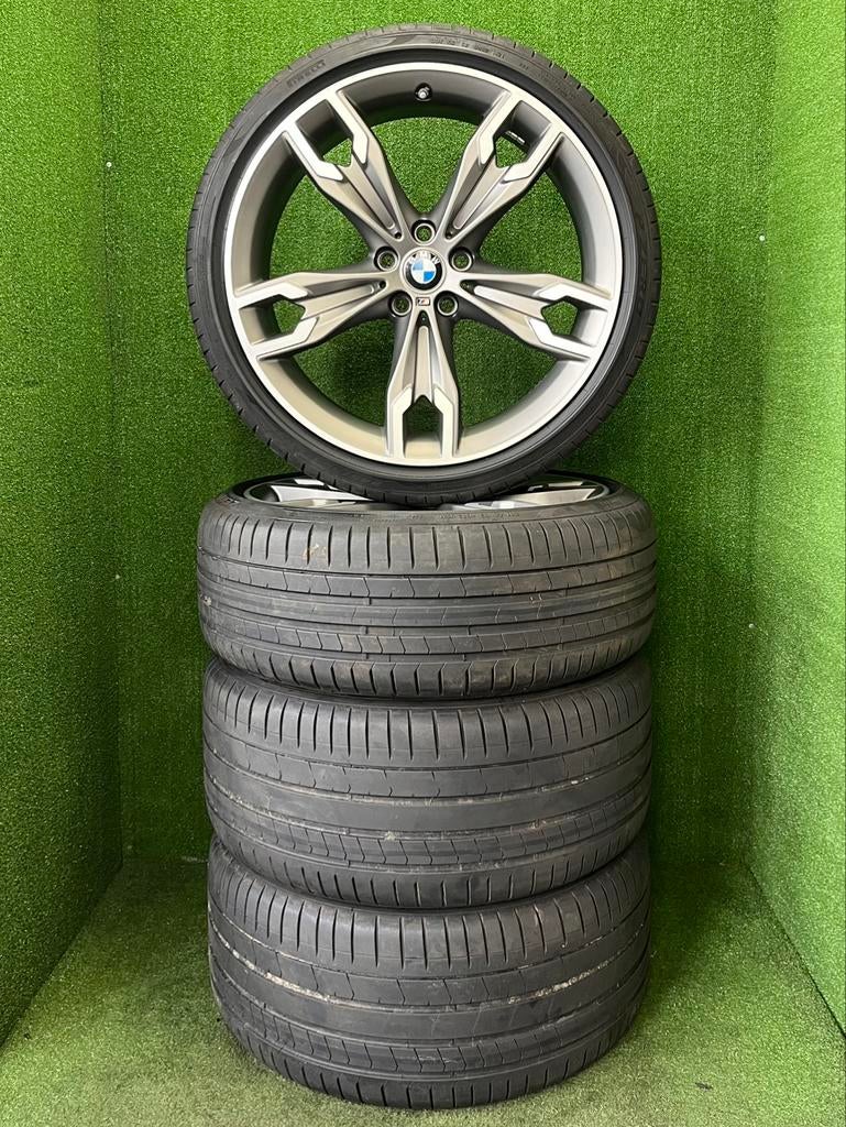 Originele 20 inch BMW 668M velgen met banden 5-serie g30 g31, Gebruikt, 275 mm, Banden en Velgen, Germany
