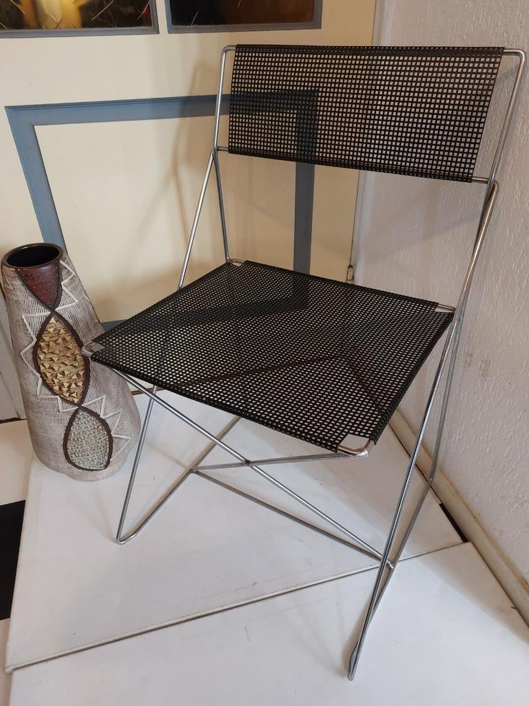 X Line Chair vintage design van Niels Jörgen Haugesen, Ophalen