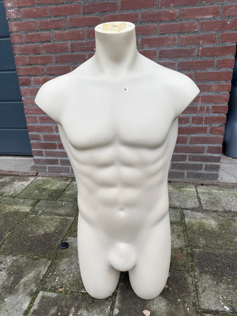 Mannelijke paspop torso / mannequin man, Hobby en Vrije tijd, Ophalen, Gebruikt, Paspop