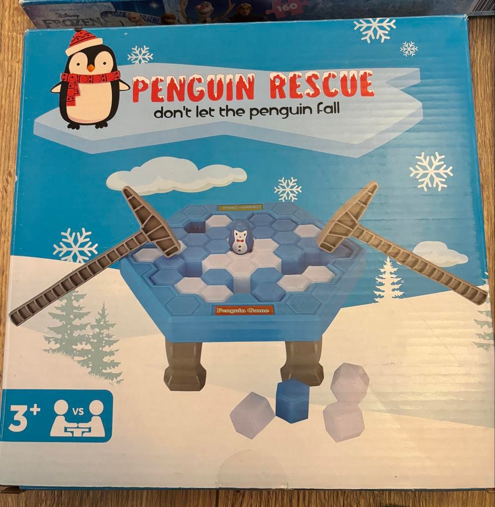 Laat de pinguïn niet vallen! - penguin rescue spel, Een of twee spelers, Ophalen of Verzenden, Zo goed als nieuw