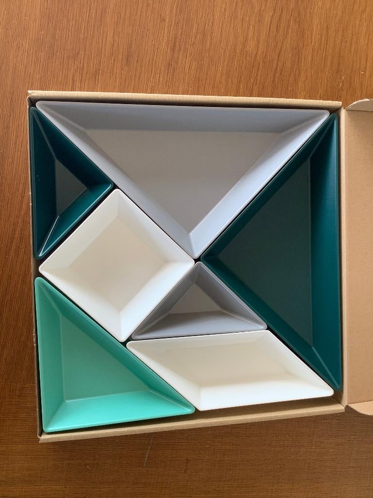 Koziol Tangram Ready Set – 7-delige serveerset, Ophalen of Verzenden, Huis en Inrichting
