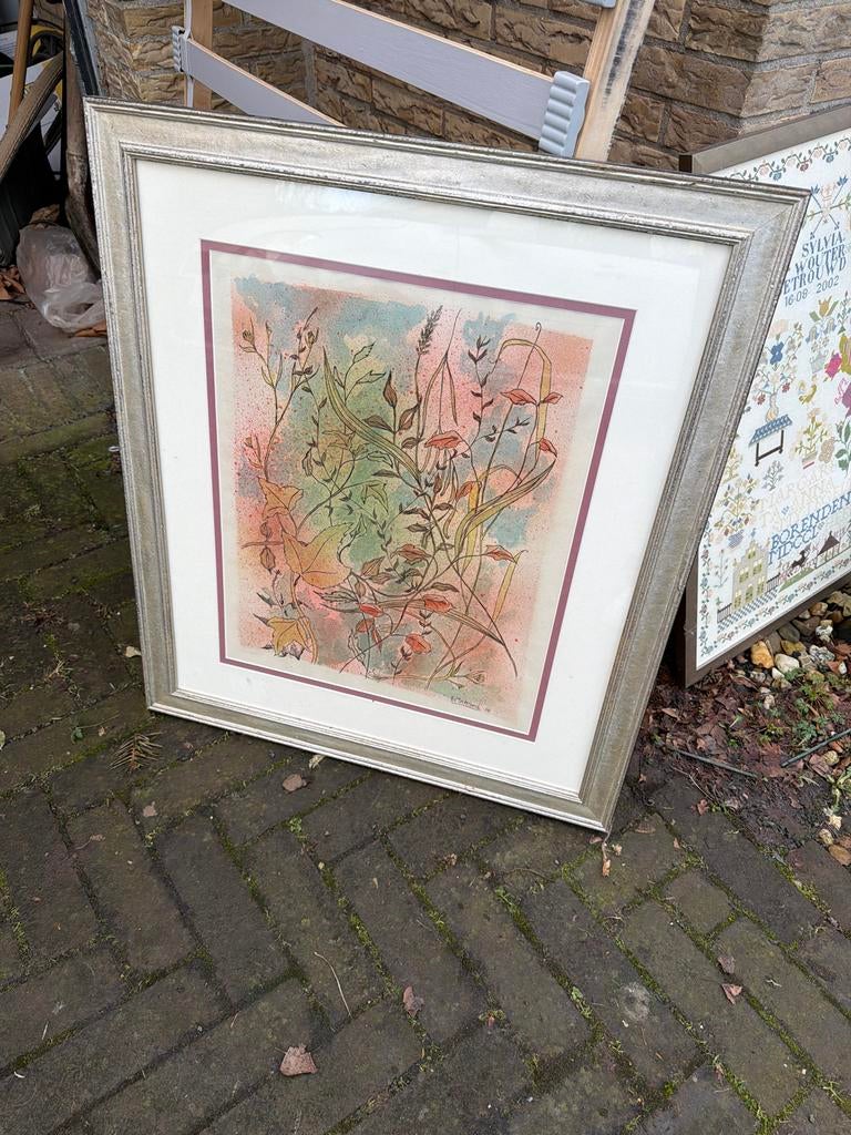 Stevig Schilderij met Lijst, Ophalen