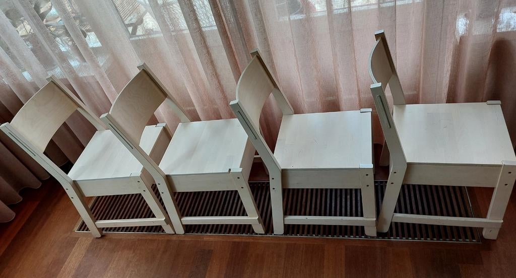 Eettafel stoelen IKEA Norraker 4 stuks, Ophalen of Verzenden, Zo goed als nieuw, Gebruiksvoorwerp