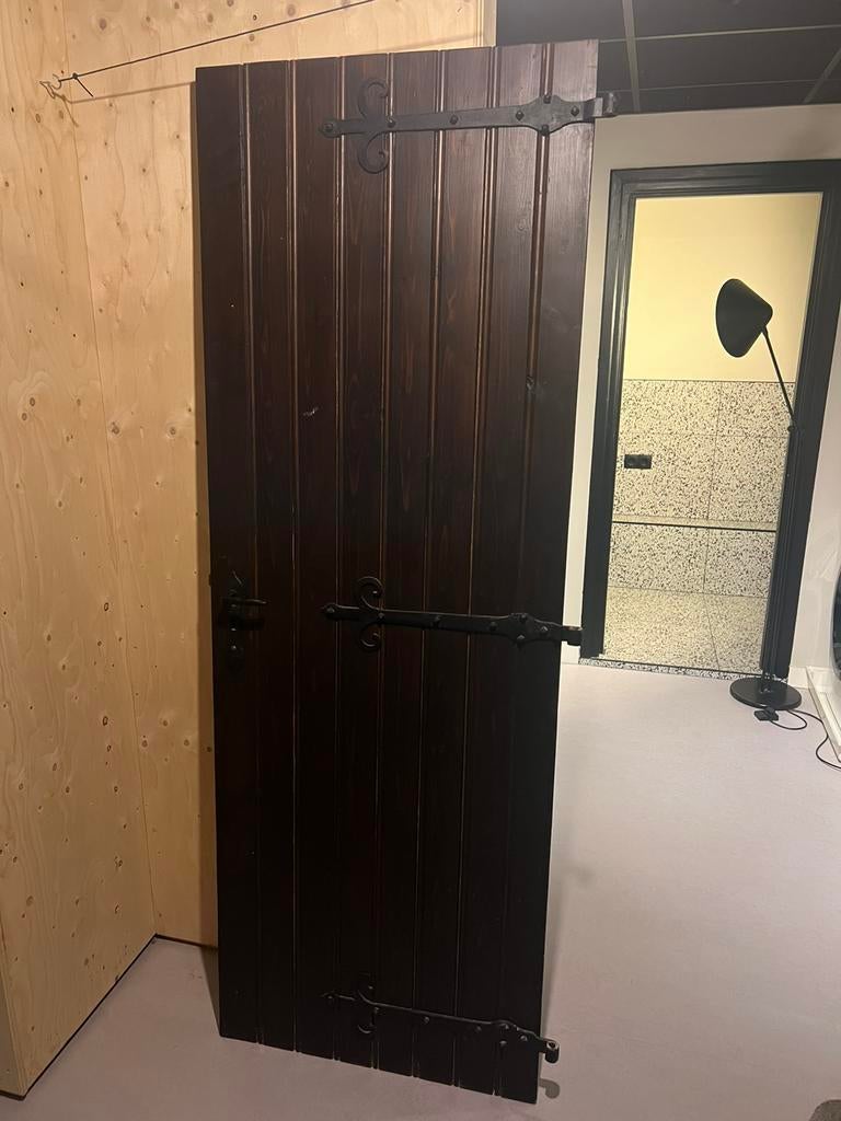Binnendeur (eiken) 71x202, Doe-het-zelf en Verbouw, Ophalen, Zo goed als nieuw, Binnendeur, 200 tot 215 cm