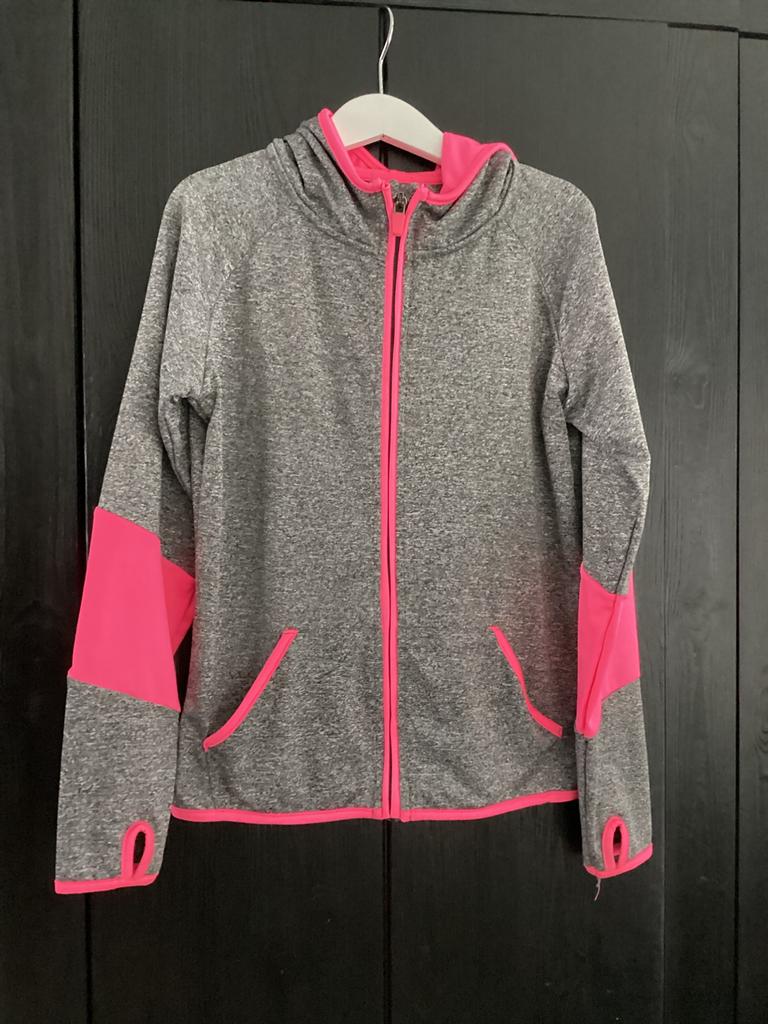 Sport jasje trainingsjasje maat 140, Ophalen of Verzenden, Zo goed als nieuw, Meisje, Sport- of Zwemkleding