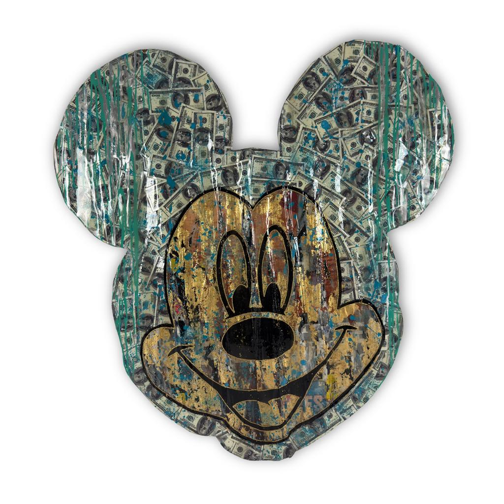 Uniek kunstwerk van Poxini - 110 x 105 cm, Ophalen