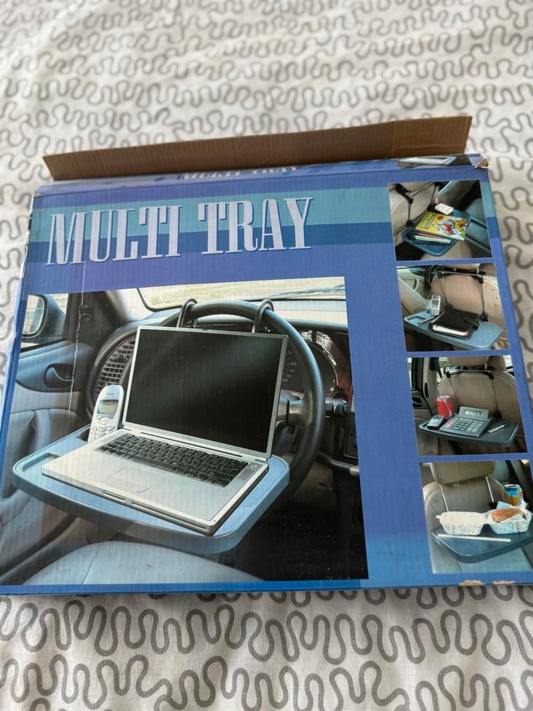 Laptop Houder Auto - Multi Tray, Ophalen of Verzenden, Nieuw