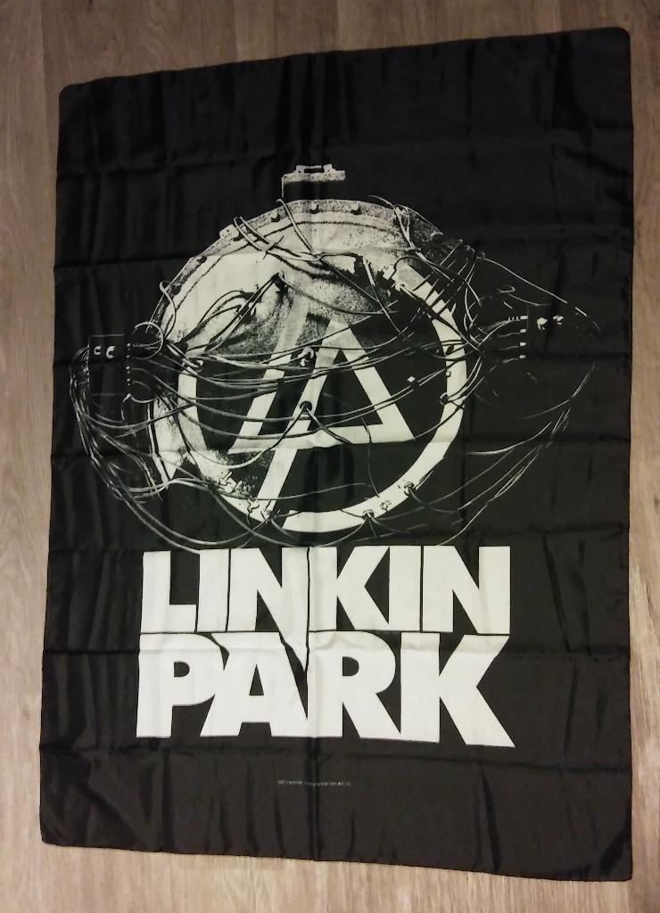 Linkin Park 2007 muziek vlag vintage hybrid theory, Ophalen of Verzenden, Zo goed als nieuw