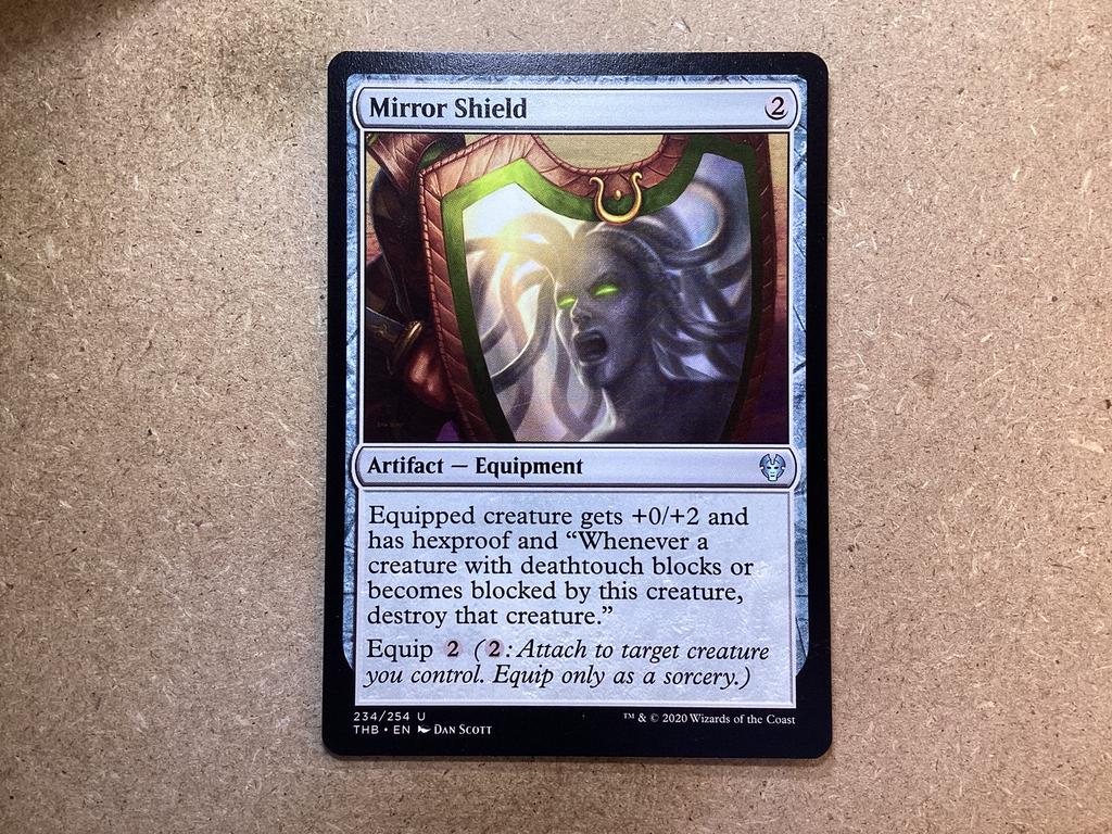 1x Mirror Shield [234/254] (Near Mint), Ophalen of Verzenden, Zo goed als nieuw, Losse kaart