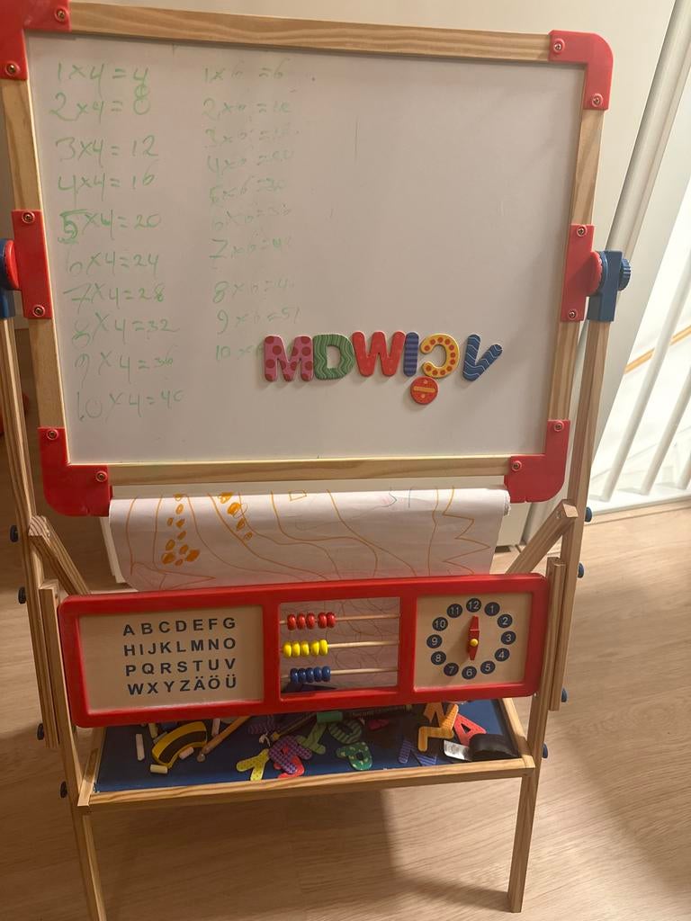 Kinder oefenbord schoolbord, Ophalen of Verzenden, Zo goed als nieuw