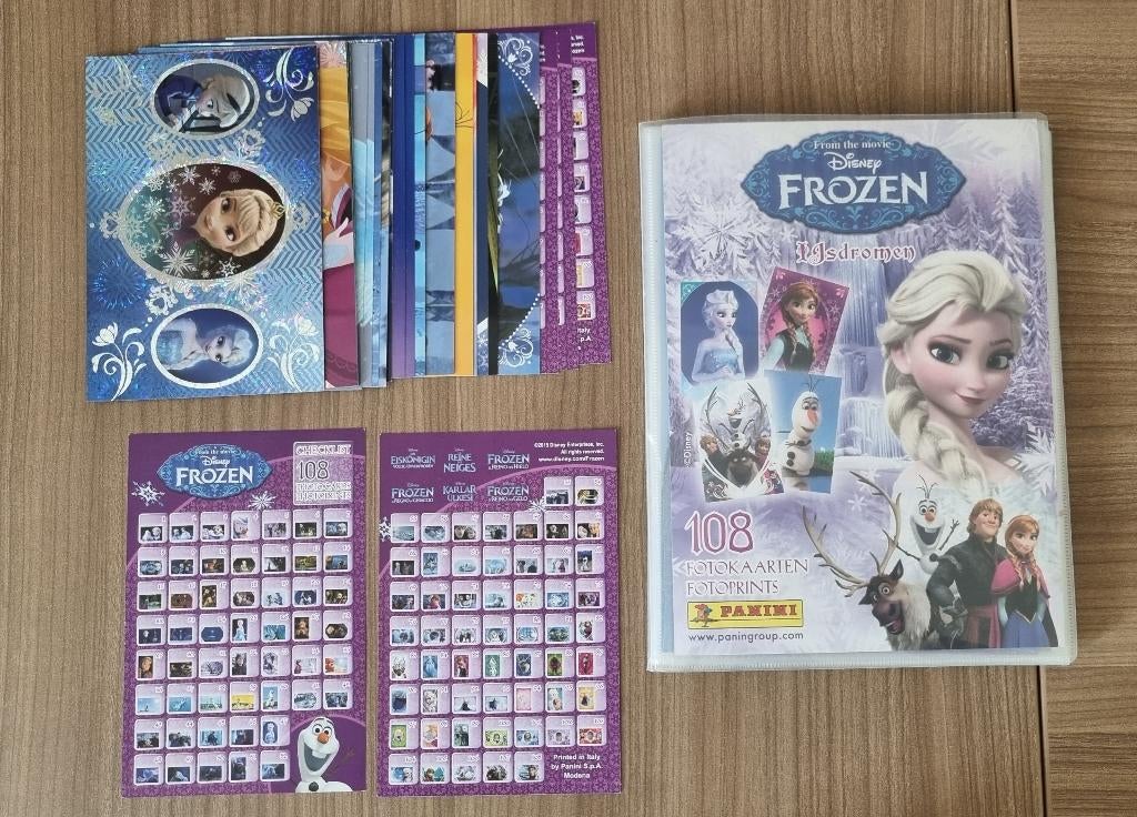 Panini - Frozen IJsdromen - map met fotokaarten, Verzamelen, Ophalen of Verzenden, Overige figuren, Zo goed als nieuw, Plaatje of Poster