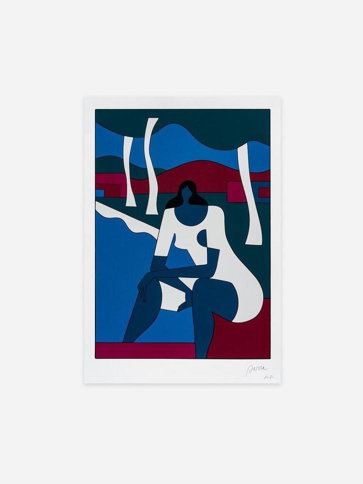 When the smoke clears Zeefdruk Piet Parra, Ophalen