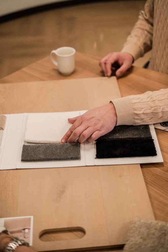 TAPIJT / PVC VLOEREN / RECHTSTREEKS ! HEUTINK GENEMUIDEN, 75 m² of meer, Nieuw, Ophalen of Verzenden, Crème