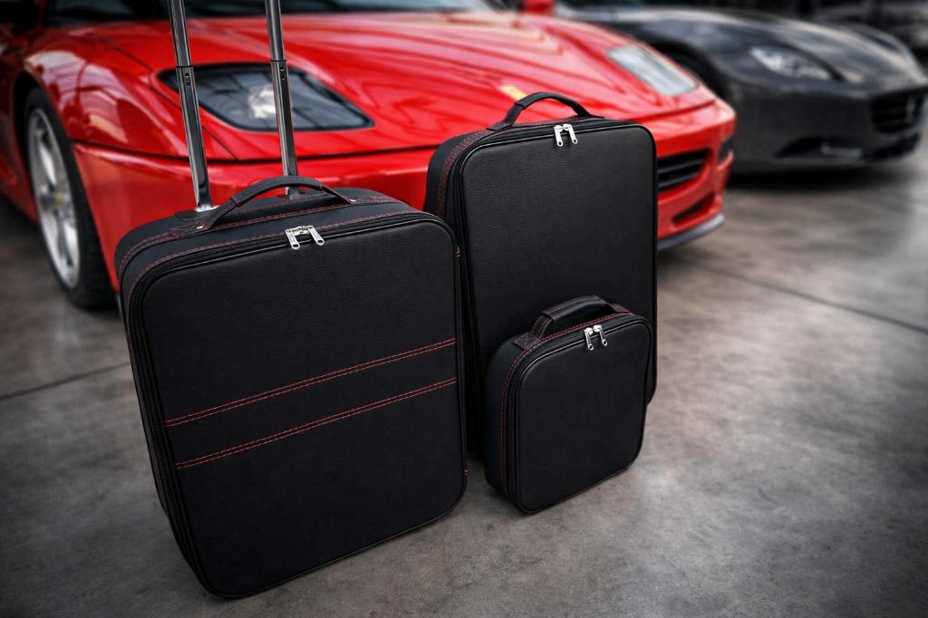 Roadsterbag koffers/kofferset voor de Ferrari 512 TR, Verzenden, Nieuw
