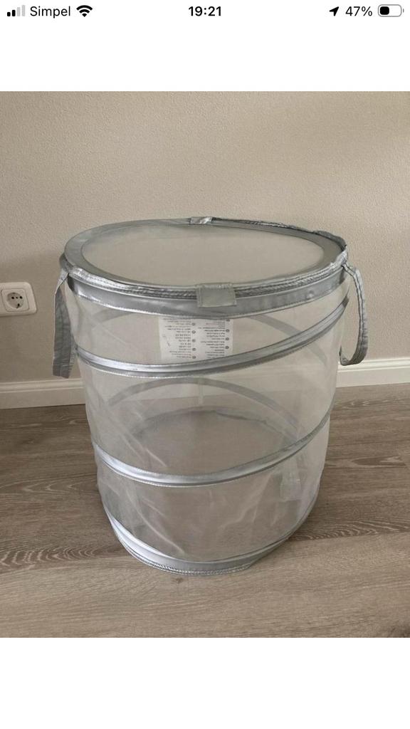 Nieuwe opvouwbare Wasmand van IKEA 79ltr., Ophalen of Verzenden, Nieuw, Wit