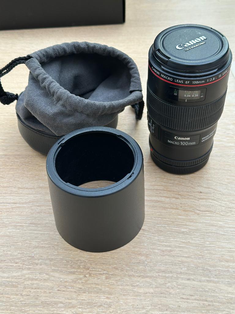 Canon EF 100mm macrolens, Audio, Tv en Foto, Fotografie | Lenzen en Objectieven, Ophalen of Verzenden, Zo goed als nieuw, Macrolens