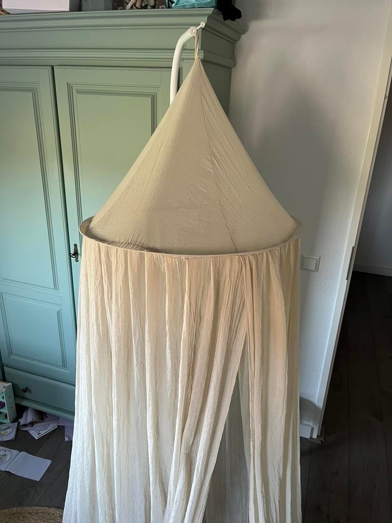 Jollein klamboe nougat met piekstok, Ophalen, Zo goed als nieuw, Klamboe