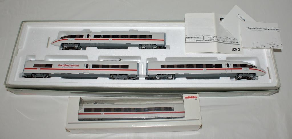 Marklin ICE-3 37780 met uitbreiding 43747, Wisselstroom, Treinset, Ophalen of Verzenden, Zo goed als nieuw