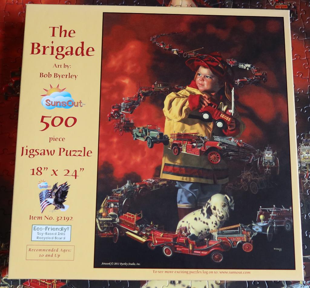 Legpuzzel SunsOut – 500 stukjes – The Brigade, Ophalen of Verzenden, 500 t/m 1500 stukjes, Zo goed als nieuw, Legpuzzel