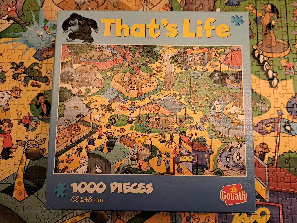 That's Life - Zoo, Ophalen of Verzenden, 500 t/m 1500 stukjes, Zo goed als nieuw, Legpuzzel