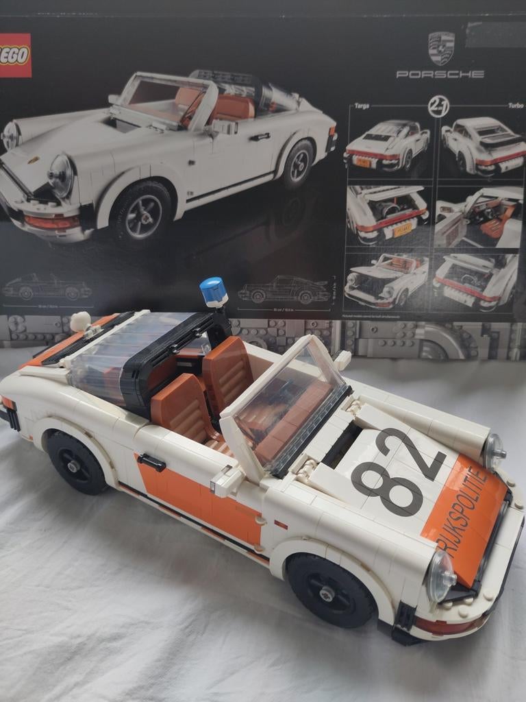 Lego set 10295, Porsche 911, inc. rijkspolitie MOC parts, Kinderen en Baby's, Speelgoed | Duplo en Lego, Ophalen of Verzenden