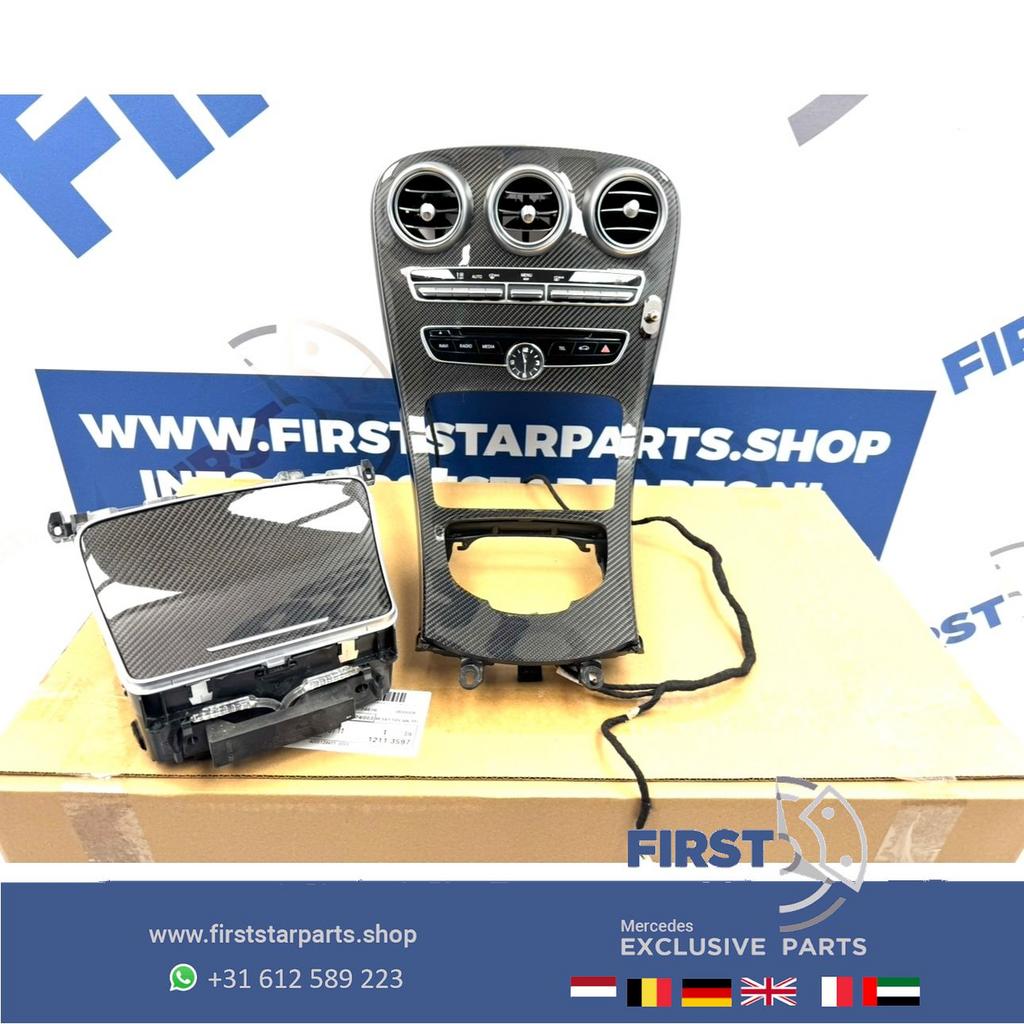 W205 W253 C63 GLC63 AMG CARBON MIDDENCONSOLE C63s GLC63s ori, Auto-onderdelen, Gebruikt, -, Ophalen of Verzenden, -