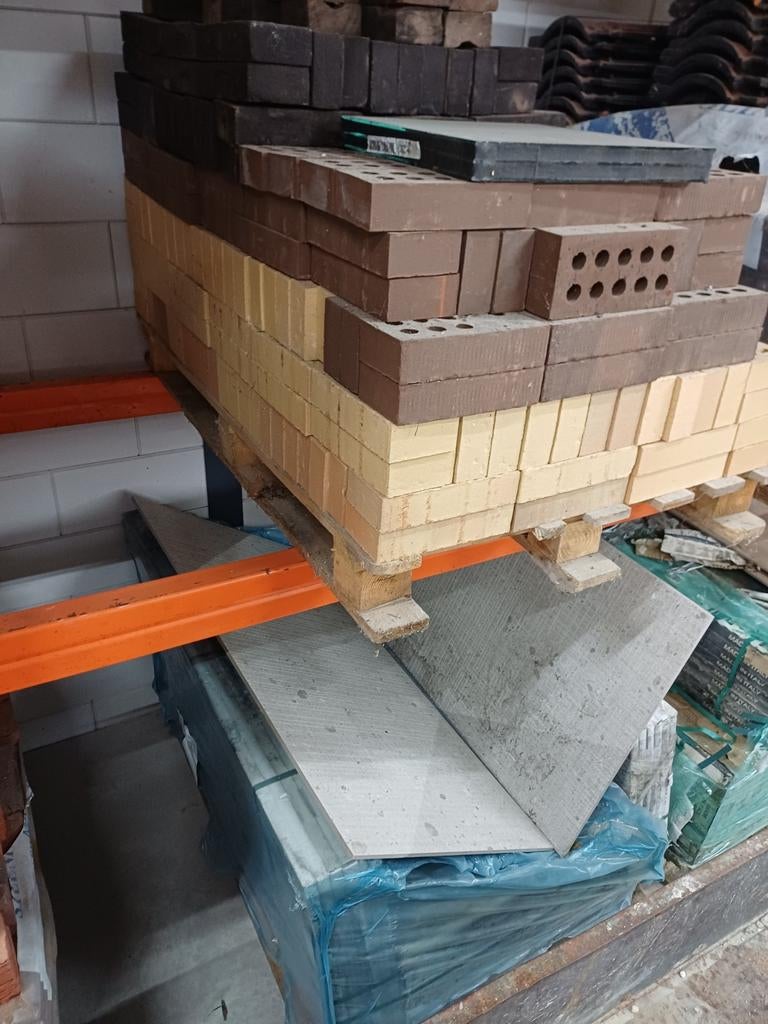 Vuilwerk metselstenen, Ophalen, Bakstenen