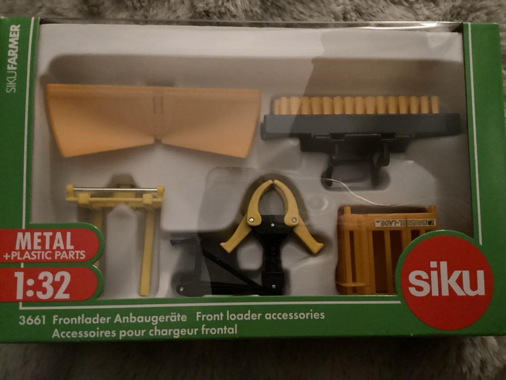 Siku 1:32 Frontlader Accessoires Nieuw in Verpakking, Ophalen of Verzenden, Nieuw, Tractor of Landbouw, SIKU