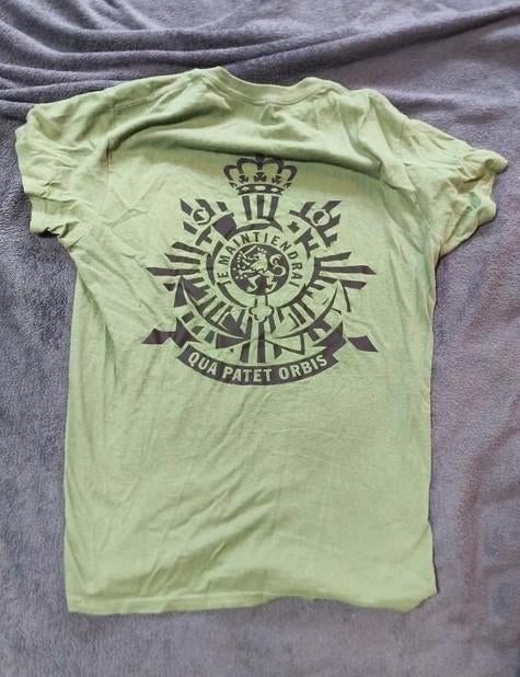 QPO Korps Mariniers T-shirt Vintage ~ maat S, Verzamelen, Militaria | Algemeen, Ophalen of Verzenden, Marine, Nederland, Kleding of Schoenen