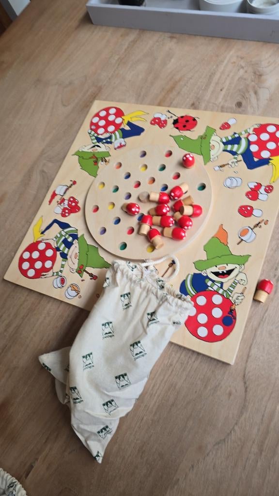 Janbibejan 'Memory - kleurenspel' - Houten Gezelschapsspel, Hobby en Vrije tijd, Gezelschapsspellen | Bordspellen, Gebruikt, Een of twee spelers