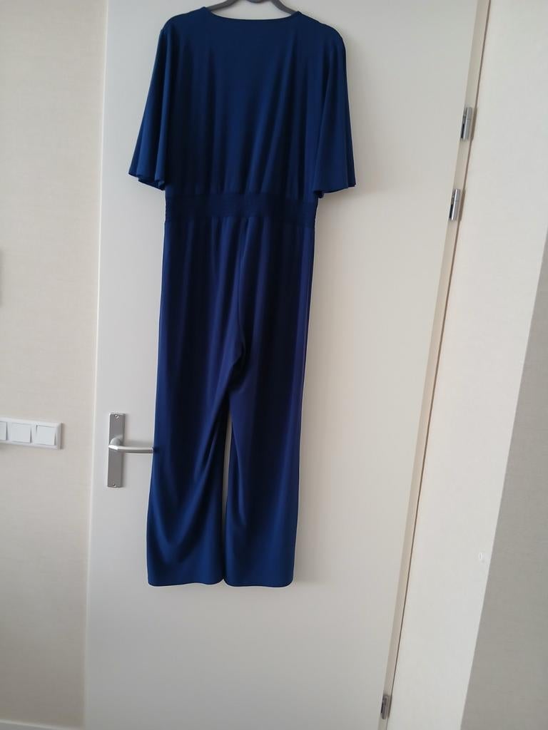Didi travelstof jumpsuit mt 44 koningsblauw, Ophalen of Verzenden, Zo goed als nieuw, Maat 42/44 (L)