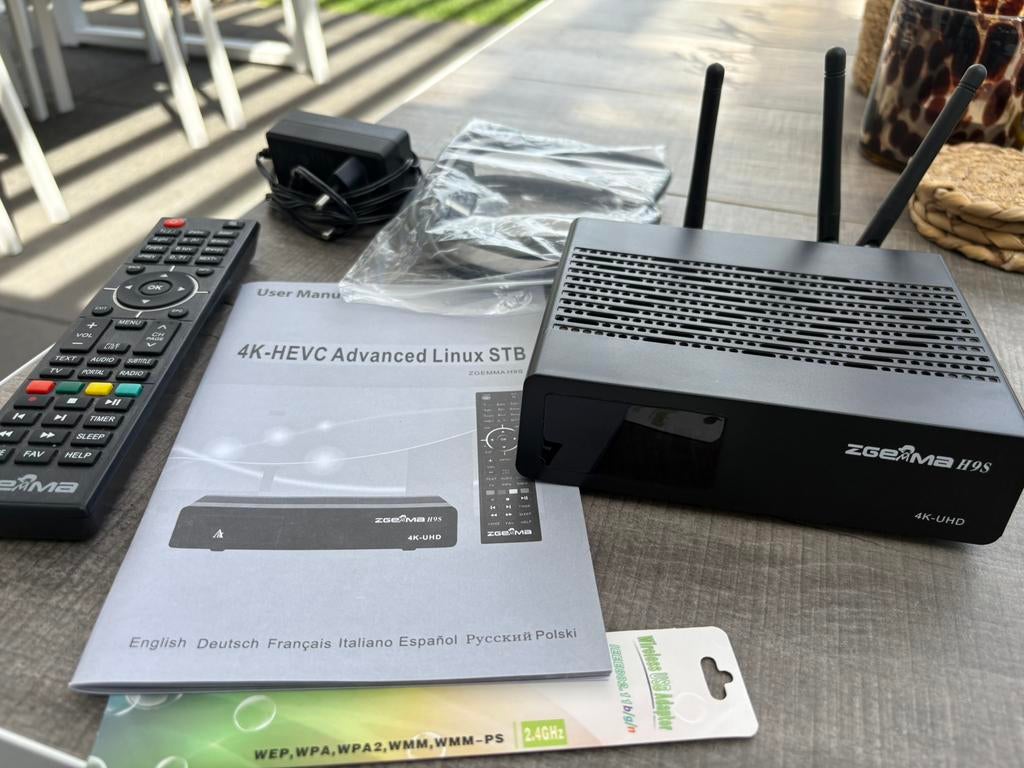 ZGEMMA H9S HD (dreambox), Ophalen, Zo goed als nieuw
