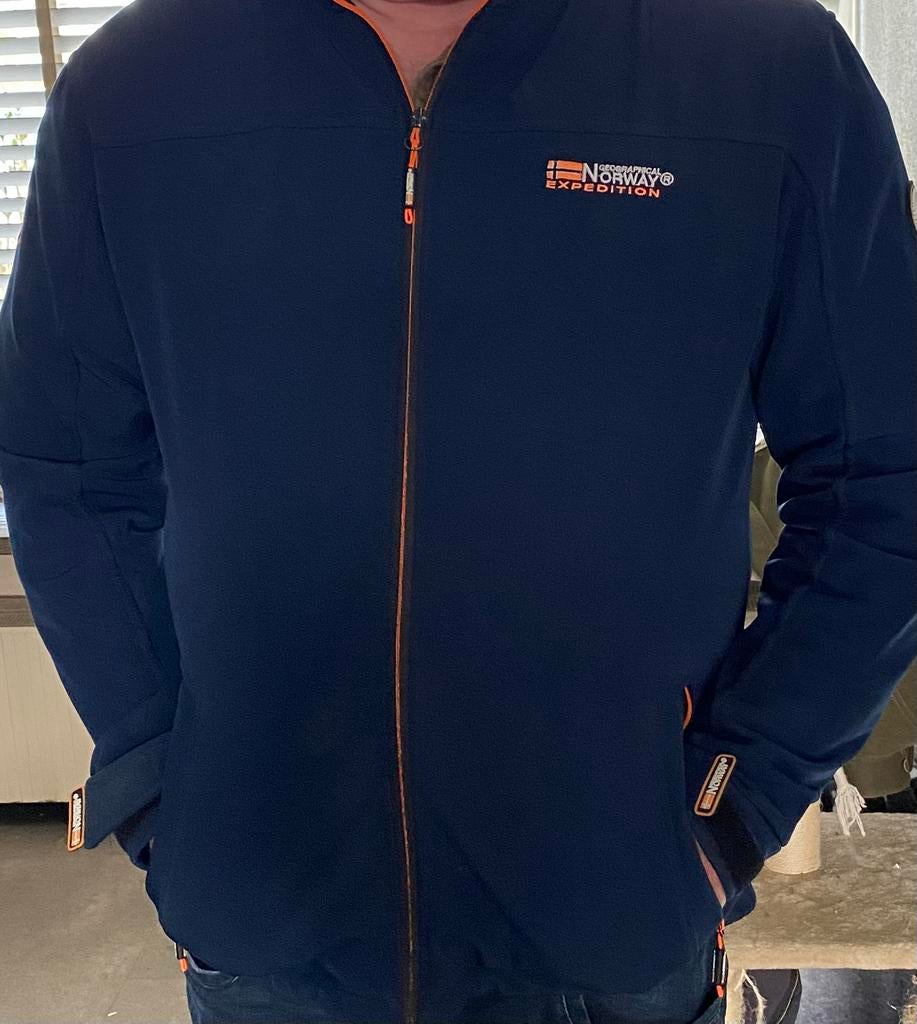 Geograpical Norway expedition zomer jas XL, Ophalen of Verzenden, Zo goed als nieuw, Maat 56/58 (XL), Blauw